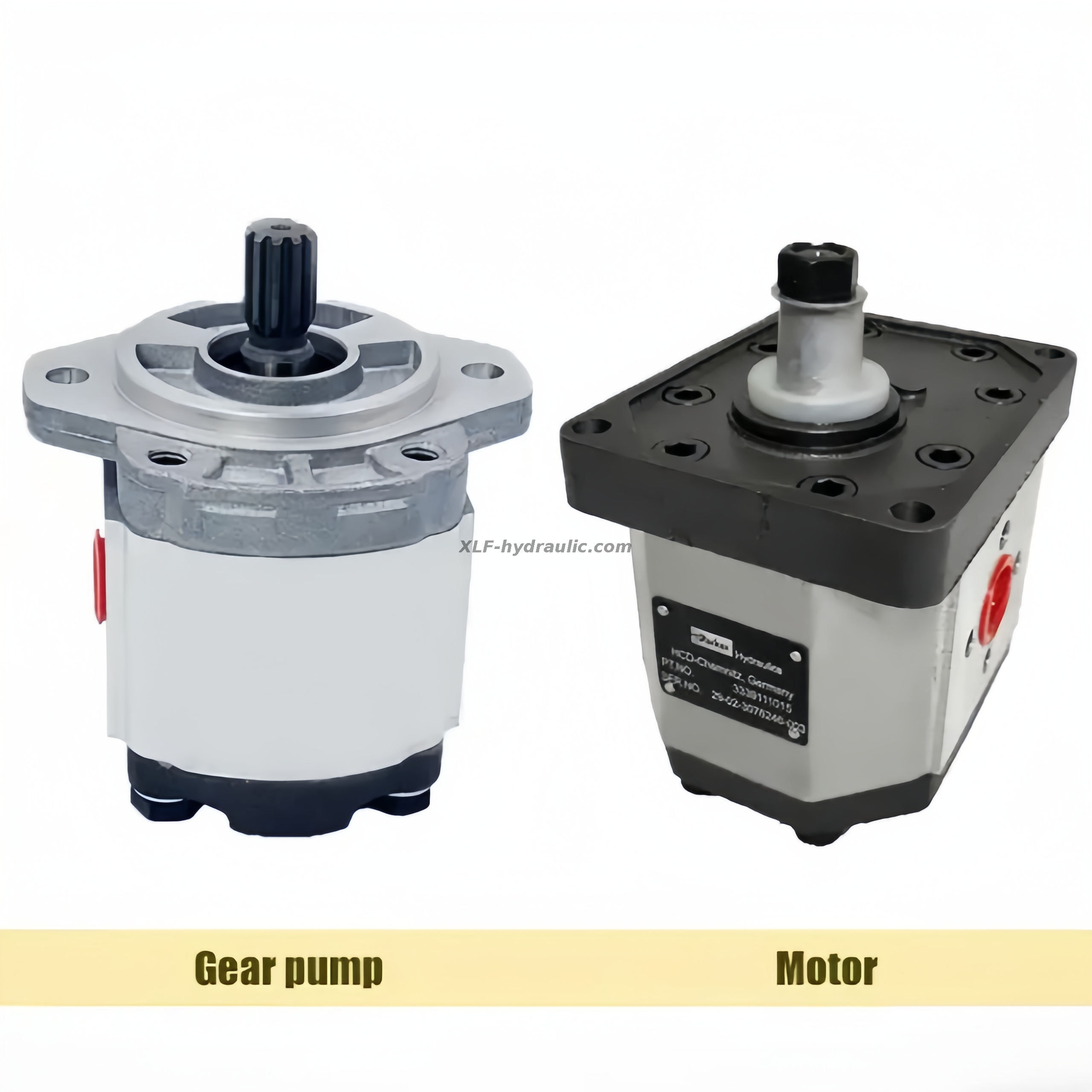 Pompa a ingranaggi idraulica serie PGP ad alta pressione, bassa rumorosità, alta efficienza serie PGP517